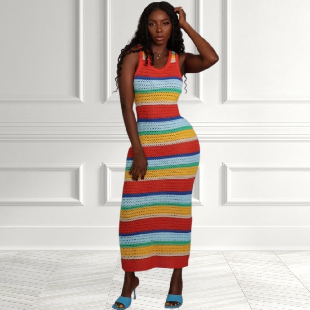 Beautiful Stranger Crochet Maxi Dress